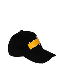 DSQUARED2 - Dsquared2 Bejsbolówka | BCM0478 05C00001 | Mężczyzna | Czarny. Kolor: czarny. Materiał: bawełna. Wzór: nadruk. Styl: sportowy, elegancki