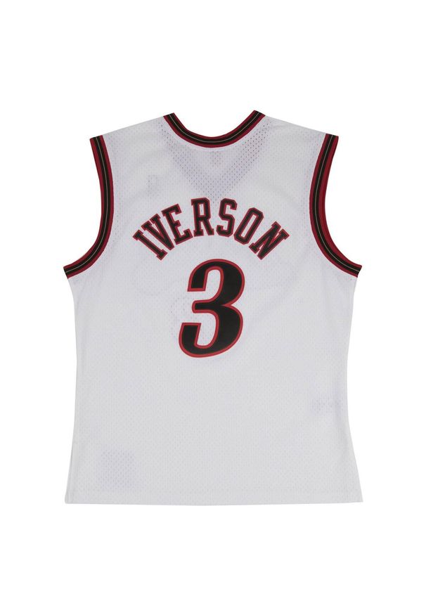 Mitchell & Ness - Koszulka Nba Philadelphia 76ers Allen Iverson. Kolor: czerwony, biały, wielokolorowy. Materiał: jersey. Sport: koszykówka