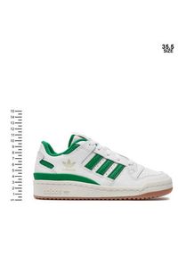 Adidas - adidas Sneakersy Forum Low Cl J IH0223 Biały. Kolor: biały. Materiał: skóra