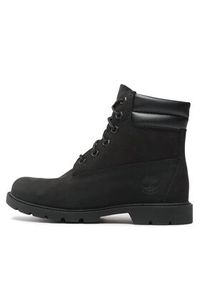 Timberland Trapery Linden Woods Wp 6 Inch TB0A156S0011 Czarny. Kolor: czarny. Materiał: nubuk, skóra #3