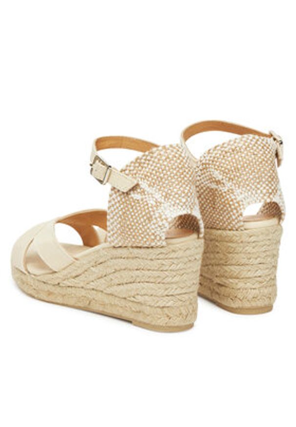 Castañer Espadryle Bruna/6/001 025533 Beżowy. Kolor: beżowy. Materiał: materiał