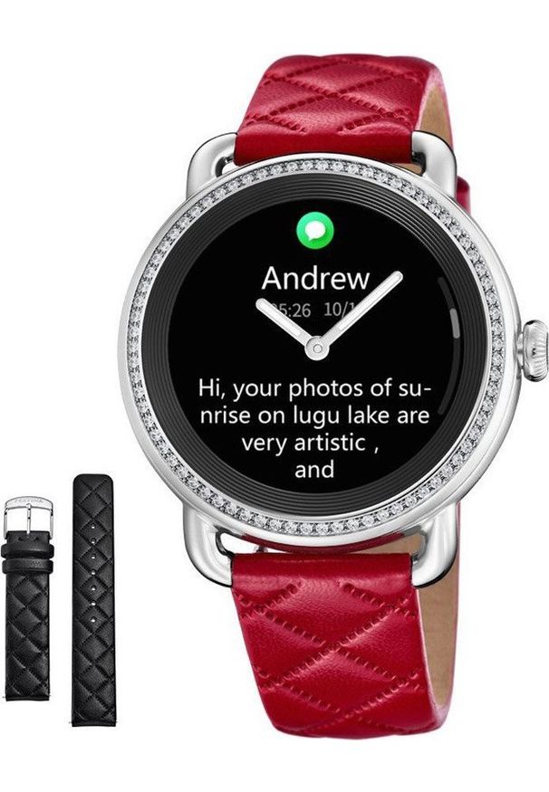 Smartwatch Festina F50000-3 Czerwony. Rodzaj zegarka: smartwatch. Kolor: czerwony