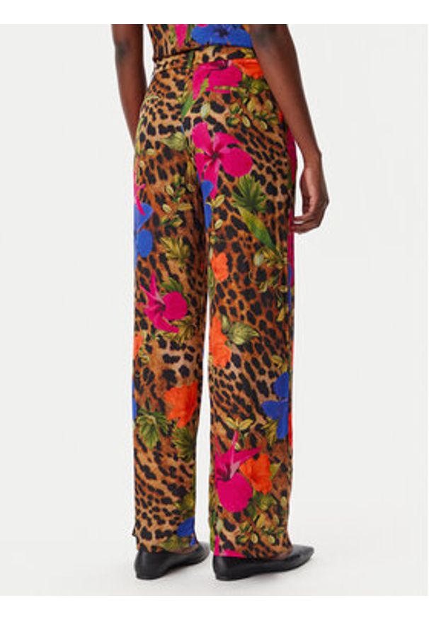 LOLA CASADEMUNT Spodnie palazzo MS2514015 Kolorowy Wide Leg. Materiał: wiskoza. Wzór: kolorowy