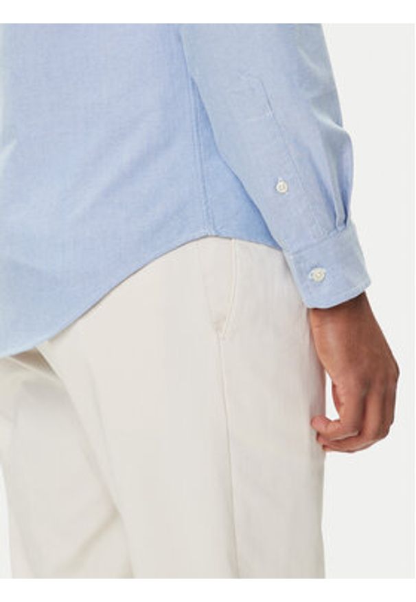 Polo Ralph Lauren Koszula Classics 710767444001 Niebieski Slim Fit. Typ kołnierza: polo. Kolor: niebieski. Materiał: bawełna