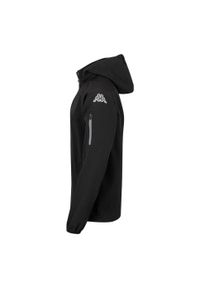 Kurtka softshellowa dla dzieci Kappa Valas. Kolor: czarny. Materiał: softshell. Sport: piłka nożna, fitness #2