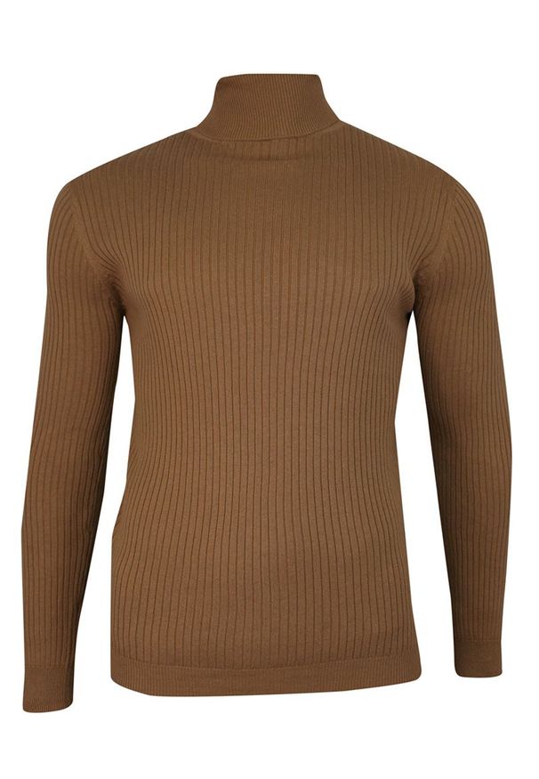 Sweter Brave Soul z golfem, elegancki, na jesień