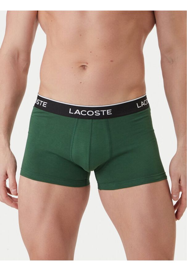 Lacoste Komplet bokserek 5H1300 Kolorowy. Materiał: bawełna. Wzór: kolorowy
