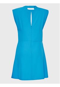 Kontatto Sukienka koktajlowa NO1006 Niebieski Slim Fit. Kolor: niebieski. Materiał: syntetyk. Styl: wizytowy #7
