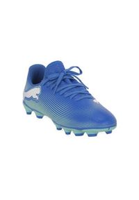 Buty piłkarskie męskie Puma Future 7 Play. Zapięcie: sznurówki. Kolor: niebieski. Materiał: syntetyk, materiał, tkanina. Szerokość cholewki: normalna. Sport: piłka nożna #1