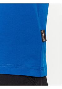Napapijri T-Shirt S-Faber NP0A4HQE Niebieski Regular Fit. Kolor: niebieski. Materiał: bawełna #4