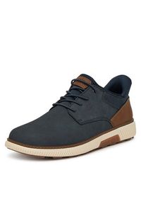 Rieker Sneakersy B3357-14 Granatowy. Kolor: niebieski. Materiał: nubuk, skóra