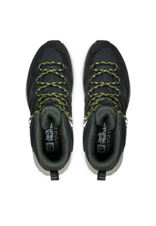 Jack Wolfskin Trekkingi Vojo Tour Texapore Mid M A62072 Czarny. Kolor: czarny. Materiał: skóra. Sport: turystyka piesza