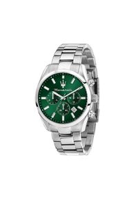 Maserati Zegarek Attrazione Chronograph R8853151011 Srebrny. Kolor: srebrny