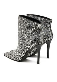 Steve Madden Botki Sentinel-R SM11003450 Srebrny. Kolor: srebrny. Materiał: materiał #6