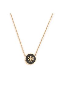 Tory Burch Naszyjnik Kira Enamel Pendant Necklace 90549 Złoty. Materiał: złote. Kolor: złoty