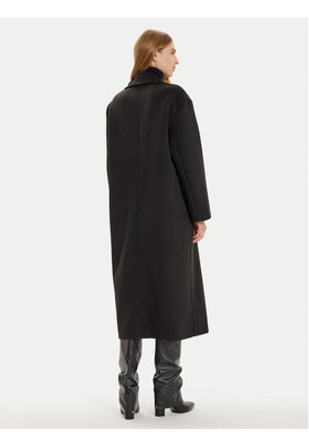 Imperial Płaszcz zimowy KI54IID Czarny Loose Fit. Kolor: czarny. Materiał: syntetyk. Sezon: zima