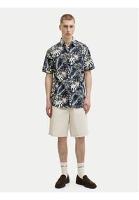 Jack & Jones Koszula Honolulu 12289667 Czarny Regular Fit. Kolor: czarny. Materiał: bawełna #4
