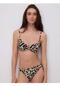 Reserved - Dół od bikini - czarny. Stan: obniżony. Kolor: czarny. Materiał: materiał