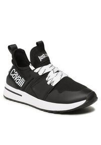 Just Cavalli Sneakersy 74RB3SD3 Czarny. Kolor: czarny #2