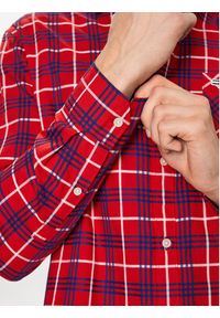 Tommy Jeans Koszula Small Check DM0DM16608 Czerwony Regular Fit. Kolor: czerwony. Materiał: bawełna #3