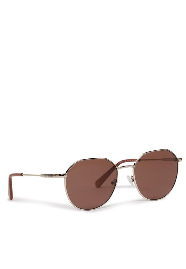 Calvin Klein Jeans Okulary przeciwsłoneczne CKJ23201S Brązowy. Kolor: brązowy