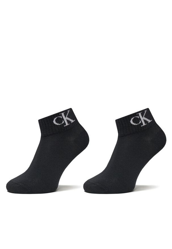Calvin Klein Jeans Skarpety długie 701228813 Czarny. Kolor: czarny. Materiał: materiał, bawełna