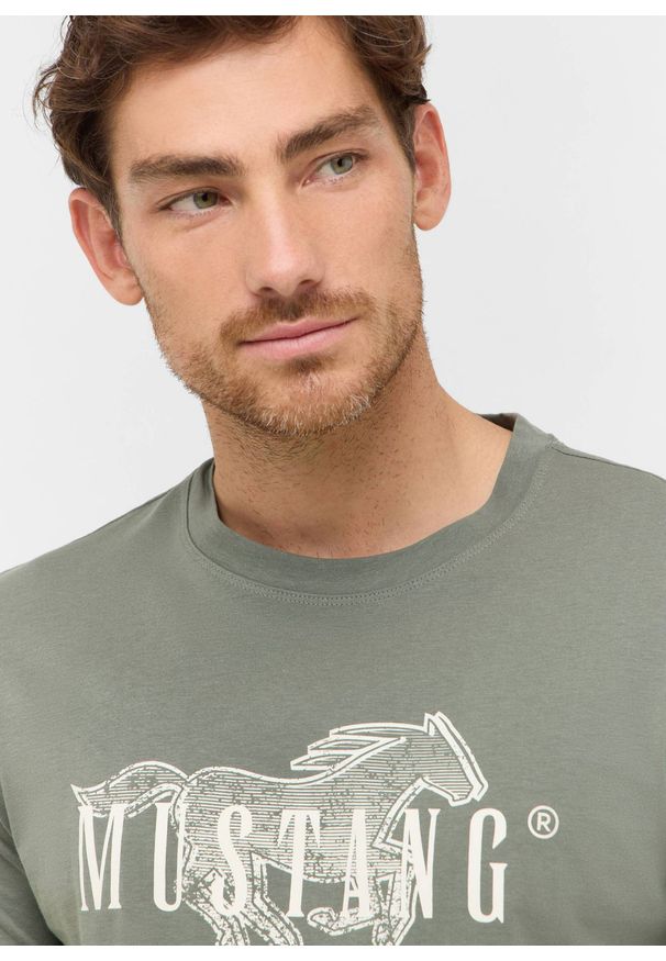 Męski T-Shirt Mustang Style Austin Agave Green 1016858 6473