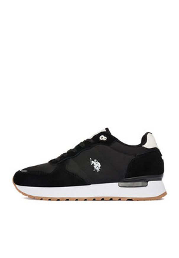 U.S. Polo Assn. Sneakersy EO-SMYTH001M/6TS1 Czarny. Kolor: czarny. Materiał: materiał