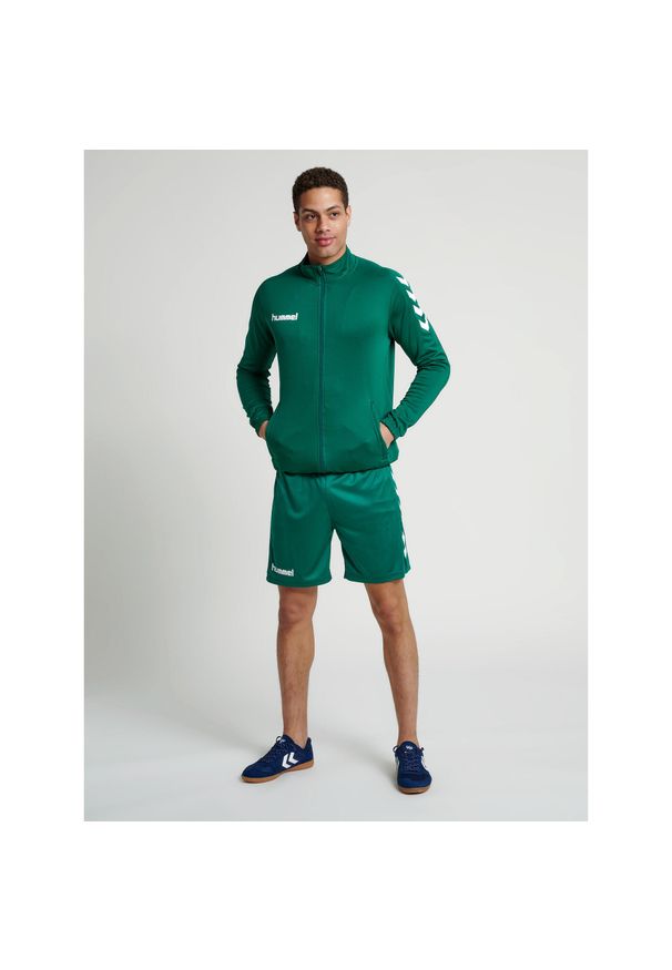 Bluza sportowa dla dorosłych Hummel Core Poly Jacket. Kolor: biały, zielony, wielokolorowy