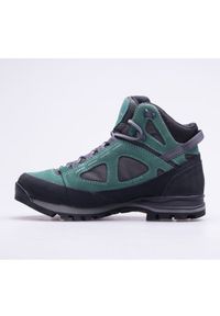 Buty Bergson W Kakka Mid Stx grass green zielone. Kolor: zielony. Materiał: guma, skóra, zamsz. Szerokość cholewki: normalna #11