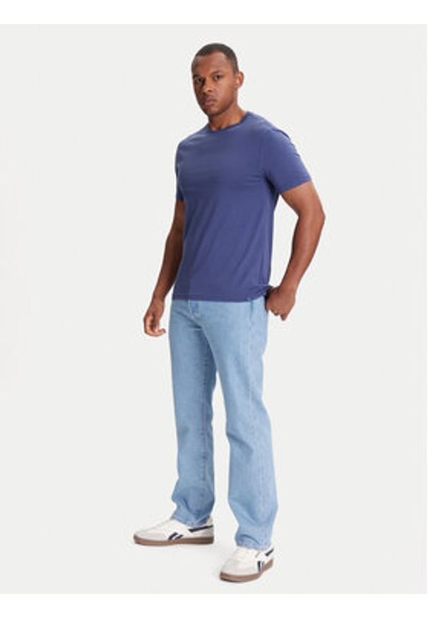 United Colors of Benetton - United Colors Of Benetton T-Shirt 3U53J1F15 Niebieski Regular Fit. Kolor: niebieski. Materiał: bawełna