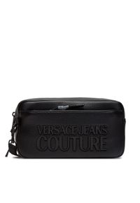Versace Jeans Couture Saszetka 75YA4B7A Czarny. Kolor: czarny. Materiał: skóra