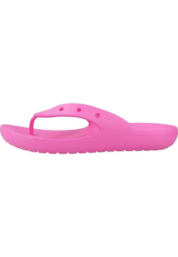 Klapki Crocs Model Classic Flip V2 Kolor Rose. Kolor: różowy. Materiał: syntetyk, materiał. Styl: sportowy