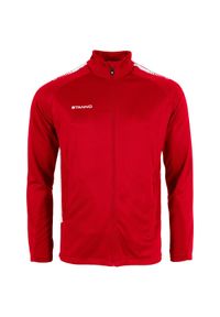 STANNO - Dziecięca bluza dresowa z zamkiem błyskawicznym Stanno First. Kolor: czerwony, biały, wielokolorowy. Materiał: dresówka