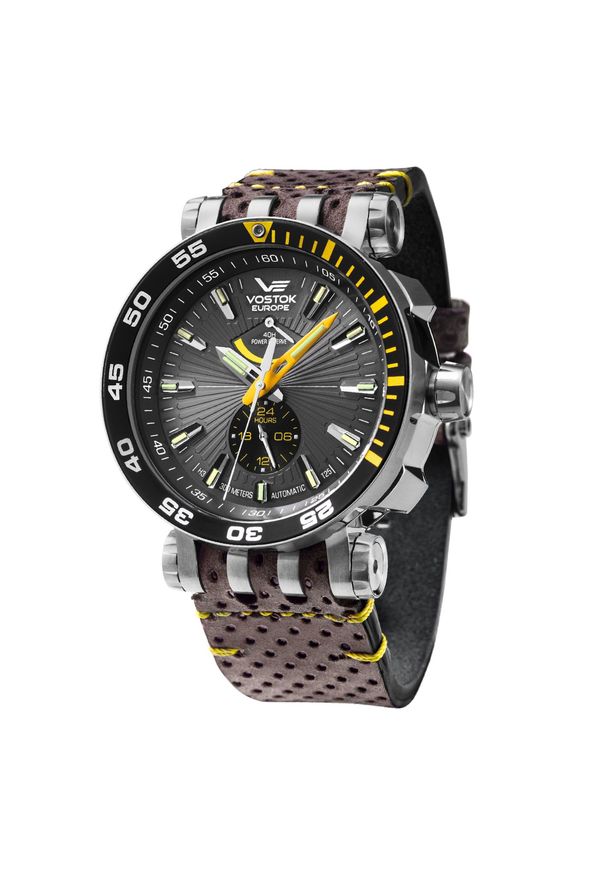 Vostok Europe - Zegarek Męski VOSTOK EUROPE Rocket Energia YN84-575A539. Materiał: skóra