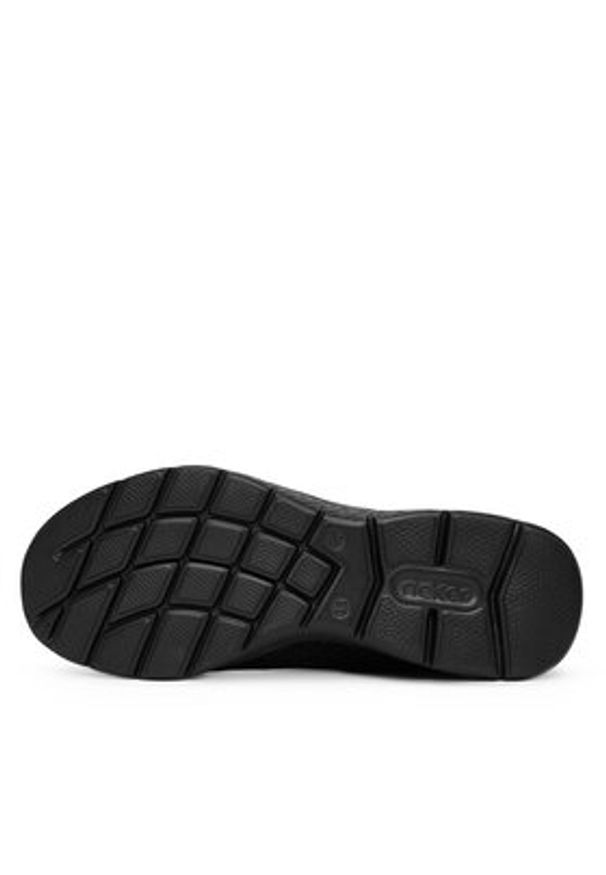 Rieker Półbuty M5070-00 Czarny. Kolor: czarny. Materiał: materiał
