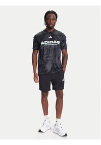 Adidas - adidas T-Shirt Common Goal JW0247 Czarny Regular Fit. Kolor: czarny. Materiał: syntetyk #5