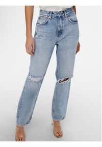 only - ONLY Jeansy Robyn 15250328 Niebieski Straight Fit. Kolor: niebieski