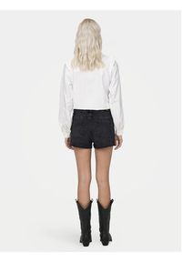 only - ONLY Szorty jeansowe Jaci 15314430 Czarny Loose Fit. Kolor: czarny. Materiał: bawełna #7