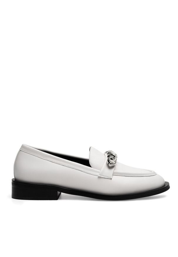 Loafersy Eva Minge. Kolor: biały