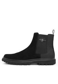 Calvin Klein Jeans Sztyblety Eva Mid Chelsea Boot Suede YM0YM00764 Czarny. Kolor: czarny #6