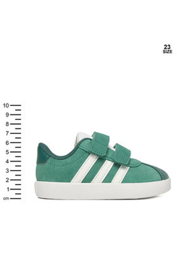Adidas - adidas Sneakersy VL Court 3.0 Shoes JP7877 Turkusowy. Kolor: turkusowy. Materiał: zamsz, skóra