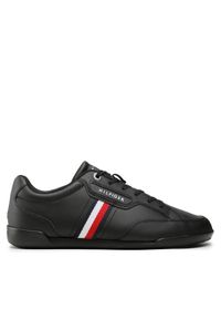 TOMMY HILFIGER - Tommy Hilfiger Sneakersy Classic Lo Cupsole Leather FM0FM04277 Czarny. Kolor: czarny. Materiał: skóra #1