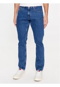 Tommy Jeans Jeansy Scanton DM0DM17400 Granatowy Slim Fit. Kolor: niebieski