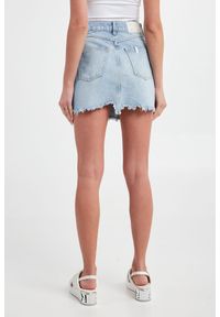 Liu Jo - Spódnica jeansowa LIU JO. Materiał: jeans. Wzór: aplikacja #4