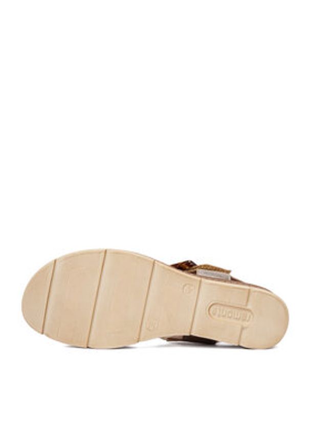 Remonte Sandały CEO-D2L53-90 Złoty. Kolor: złoty. Materiał: skóra, syntetyk