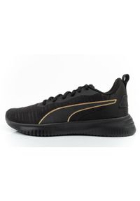 Damskie Sneakers Puma Flyer Flex Czarny/Złoty - Rozmiar 37. Kolor: czarny, wielokolorowy, żółty. Materiał: materiał