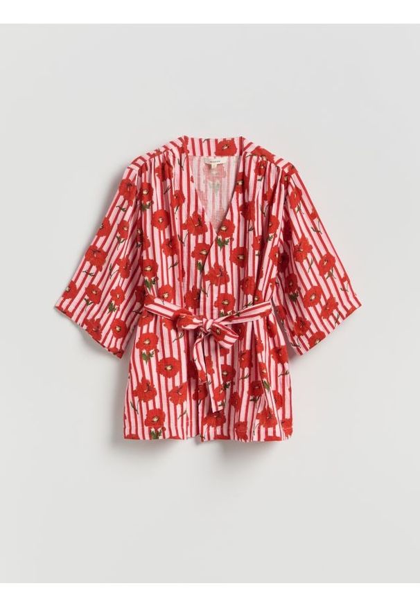 Reserved - Muślinowe kimono - wielobarwny. Materiał: bawełna