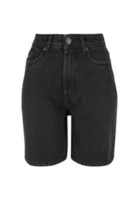 Damskie szorty bermudzkie Urban Classics 90‘s. Kolor: czarny. Długość: krótkie. Sezon: lato #1