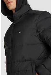 Tommy Jeans - TOMMY JEANS Czarna męska kurtka bez kaptura, Rozmiar M. Typ kołnierza: bez kaptura. Kolor: czarny